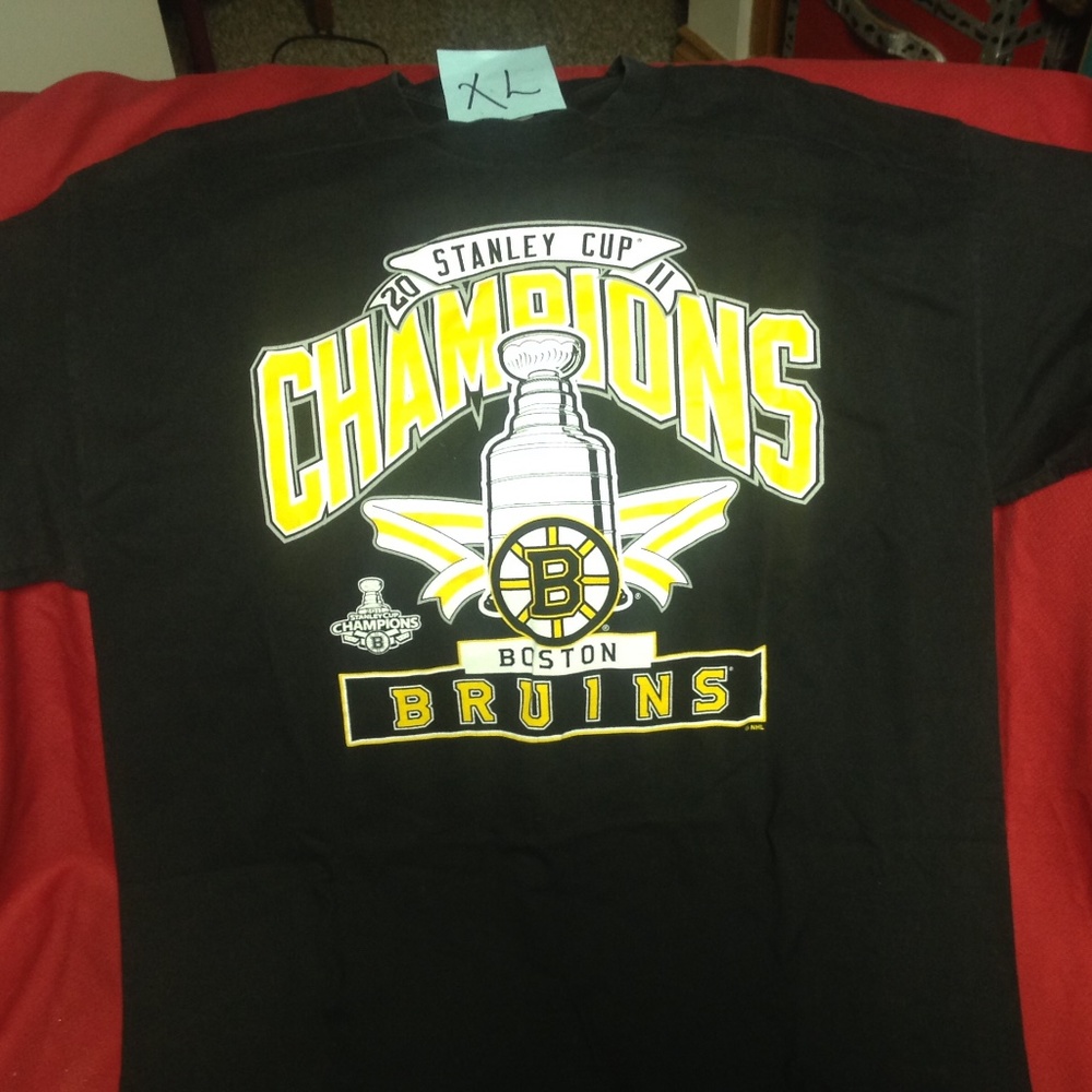 NHL Boston Bruins Championship tshirt